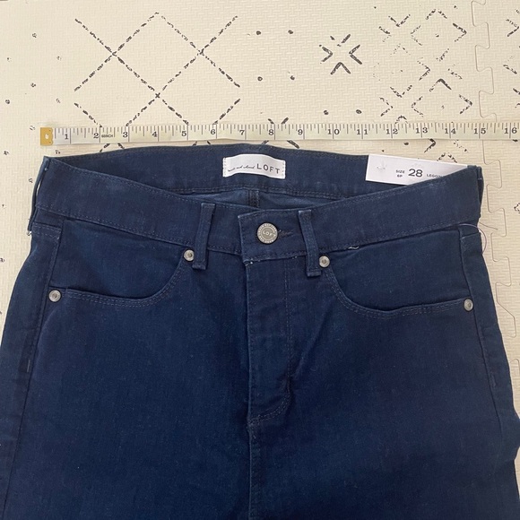 NWT Loft dark was slim pockets leggings size 28/6P - Picture 6 of 10